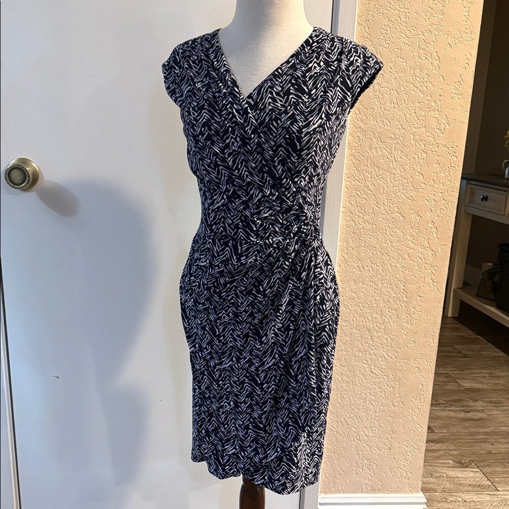Ralph Lauren Patterned Wrap Dress Size 0